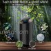 AOOK Air Purifier True HEPA Ionic Air Filtering System Purifying Allergies  Dust  Smoke  Pet Odors  Etc.Contains Anti-Mosquito Function Mosquitoes Catch(Black) - B075ZMQ6Q4